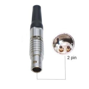 0B 2pin Plug Μεταλλικό πολλαπλών πόλων Σταθερό αρσενικό Γυναίκα Σύνδεσμος συγκόλλησης Μεταλλικό περίβλημα PPS Insulator