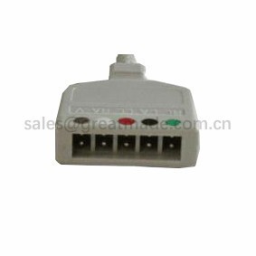 Compatible Mindray Beneview T5 T6 T8 IPM IMEC Patient Monitor 5 Lead 12 Pin Ecg Trunk Cable