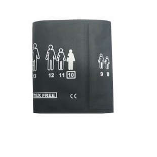 Μικρή για ενήλικες # 10 μανίκι Nibp με ένα ενιαίο σωλήνα, περιφέρεια 20-27 βραχίονα, χωρίς αερόσακο